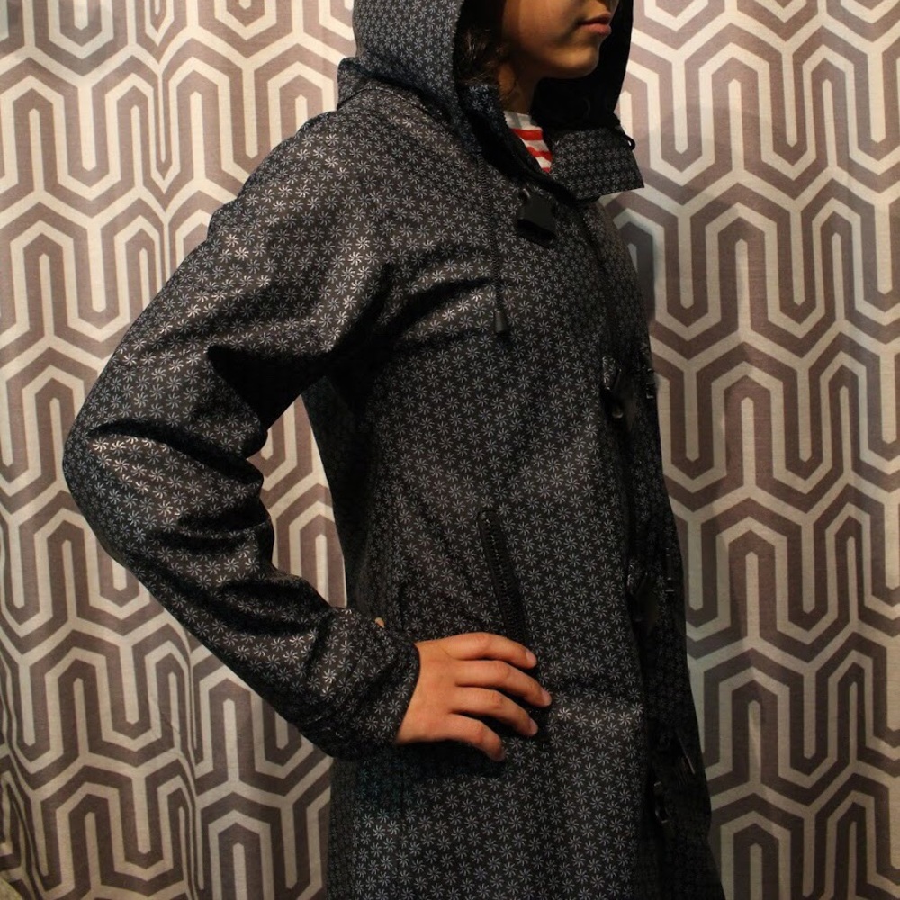 European style durable rain coat